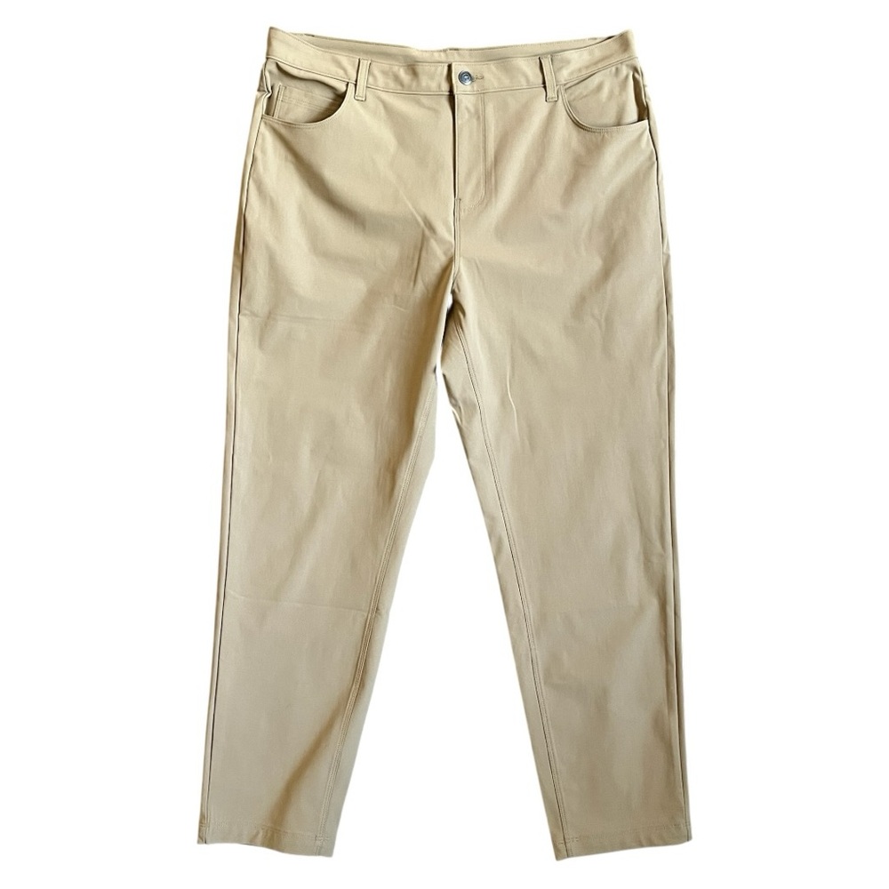 Fabletics Men's Classic Fit The Don 5-Pocket Dark Twill Pants